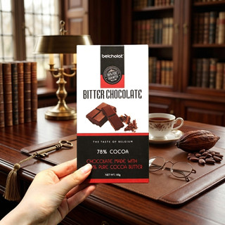 Thanh Socola Đen 78% Cacao Bitter Chocolate Belcholat Đắng Đậm Ít Ngọt Quà Tặng Cao Cấp