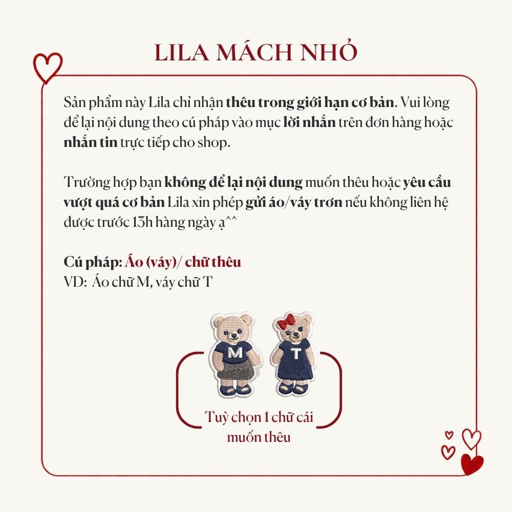 Set đồ cặp couple thêu gấu & tên theo yêu cầu, Áo polo nam váy polo nữ ngắn có cổ vải cotton co giãn - LILA