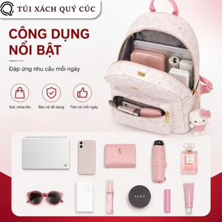 (Quai To) Balo đi học CowKitty (Có Móc Khóa) Size40 Size32 nữ thời trang đi chơi du lịch đựng vừa sách vở A4 BL99