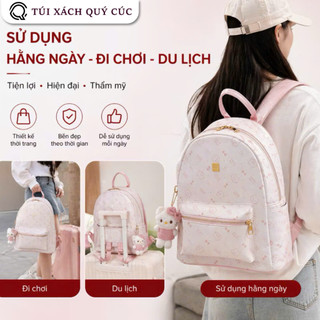 (Quai To) Balo đi học CowKitty (Có Móc Khóa) Size40 Size32 nữ thời trang đi chơi du lịch đựng vừa sách vở A4 BL99