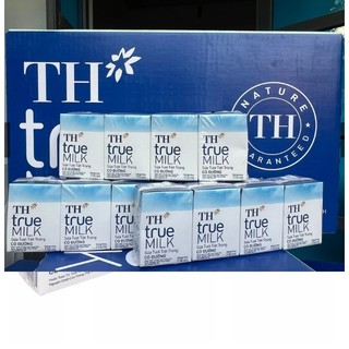 Thùng 48 hộp sữa tươi tiệt trùng có đường TH true MILK 180ml