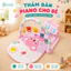 Thảm Nhạc Cho Bé Nằm Chơi Đàn Piano 9BABY Phát Triển Trí Tuệ Cho Trẻ - Mẫu Gấu Kaola Hồng