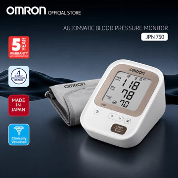Máy Đo Huyết Áp Bắp Tay Omron JPN750 | Nhập Khẩu Nhật Bản, Đo Dễ Dàng và Chuẩn Xác, Bảo Hành 5 Năm