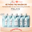 Oxy Trợ Nhuộm POLAN Xanh 1000ml – Thế Hệ Mới 2025, Lên Tone Chuẩn, Thơm Dịu Nhẹ, Êm Không Sót Da Đầu
