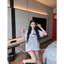 Áo phông 13DMZ hello kitty đính gấu bông viền đỏ