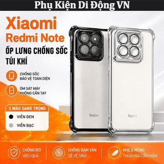 Ốp lưng trong suốt chống sốc không ố vàng cho Xiaomi 13 14 15 15T Pro Ultra 15S Pro Redmi Note 11 12 13 14 Pro 5G K60U