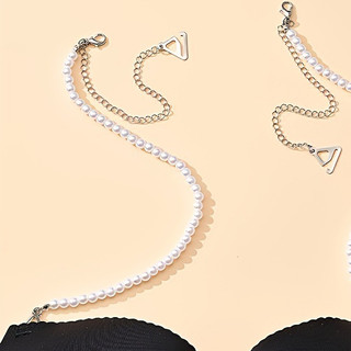 Dây áo hạt trai nhân tạo Chồi accessories, dây áo thay thế khi mặc váy, áo thời trang K289