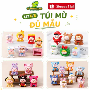 Trọn Bộ SET 8 -9 Túi Mù Bóc Quà Bất Ngờ ĐỦ MẪU KHÔNG TRÙNG Charm Đủ Mẫu BỐ KHỦNG LONG