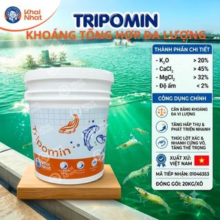 Tripomin khoáng tổng hợp đa lượng (20kg/Thùng) - Khoáng trộn với thức ăn thủy sản