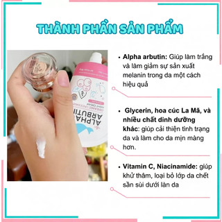 Kem trắng nách Alpha Arbutin Thái Lan 3Plus+ Collagen PRECIOUS SKIN 50g Hỗ Trợ Giảm Thâm Hiệu Quả