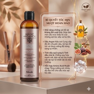 Dầu Gội Thuần Chay Siêu Mượt, Chống Rối Và Làm Mềm Tóc Nook Discipline Shampoo