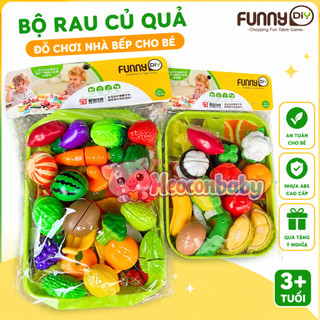Đồ Chơi Cắt Trái Cây Rau Củ Giáo Dục Sớm Cho Bé