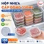 Combo 6 cái Hộp nhựa đựng thực phẩm CẤP ĐÔNG 350ml có nắp