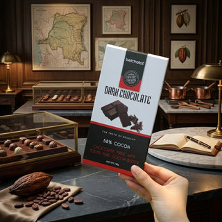 Socola Thanh Đen Belcholat 58% Cacao Dark Chocolate Belcholat Đắng dịu Quà tặng Chocolate cao cấp