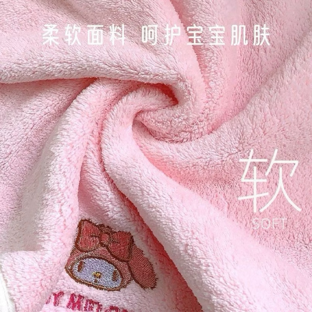 khăn mặt cho bé Khăn mặt Sanrio Cinnamoroll/My Melody/Kuromi mềm mịn