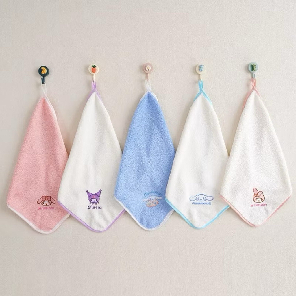 khăn mặt cho bé Khăn mặt Sanrio Cinnamoroll/My Melody/Kuromi mềm mịn