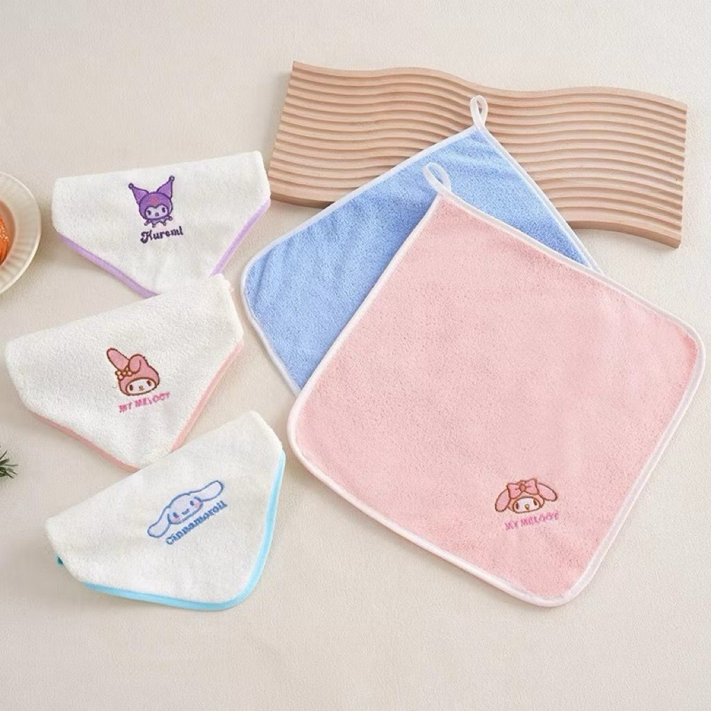 khăn mặt cho bé Khăn mặt Sanrio Cinnamoroll/My Melody/Kuromi mềm mịn