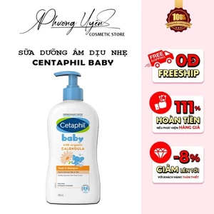 Sữa Tắm Gội Dưỡng Ẩm Dịu nhẹ – Cho bé da dễ chàm – Cetaphil Baby Wash & Shampoo 2in1 400ml