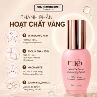 Combo Serum + Kem Nám Ruee Ver2 CB0318 – Xóa Mờ Nám, Tàn Nhang, Phục Hồi, Dưỡng Trắng Da Chuyên Sâu