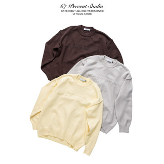 Áo Len Dài Tay In Chữ 4 Màu 67PERCENT / 67% - AUTUMNE SWEATER