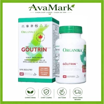 Viên Uống Goutrin Organika – Hỗ Trợ Giảm Acid Uric, Giảm Đau Do Gout, Phòng Ngừa Tái Phát Lọ 60 Viên