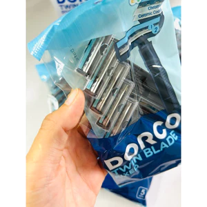 COMBO 50 cây Dorco Dao Cạo Râu Cao Mặt Twin Blade Pivot 5x20 TDT02NV-5P Chất Lượng cao