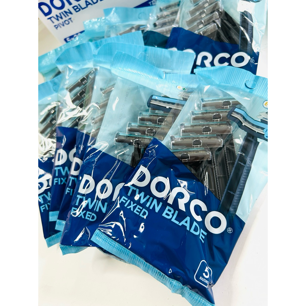 COMBO 50 cây Dorco Dao Cạo Râu Cao Mặt Twin Blade Pivot 5x20 TDT02NV-5P Chất Lượng cao