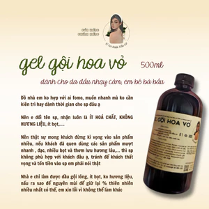 GEL GỘI HOA VỎ - ít hoá chất, mùi chua chua không hương liệu và ít bọt, lỏng-cân nhắc khi mua