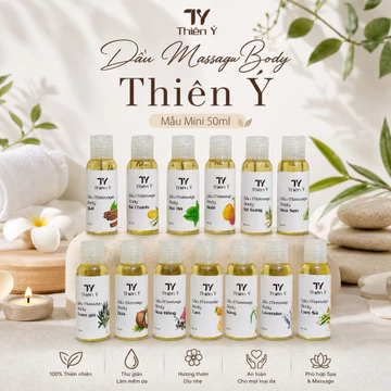 Mẫu Thử Dầu Massage Body 50ml, Dầu massage dưỡng ẩm làm mềm mịn da, lành tính trơn tốt_ Body Oil