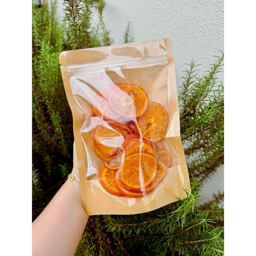 Cam Vàng Sấy Dẻo Nguyên Chất 100% - Vị Chua Ngọt Tự Nhiên - Không Chất Bảo Quản - Ăn Kiêng Giảm Cân