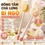 Combo 2 Cây bông tắm chà lưng BÍ NGÔ cán dài lông mềm đa năng