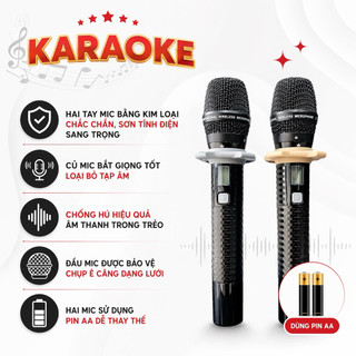 Micro không dây JBprosound S950, Chất Âm Cực Đỉnh, Độ Hút Tuyệt Vời, Bắt Âm Tốt - Không Hú Rít, Sóng Khỏe