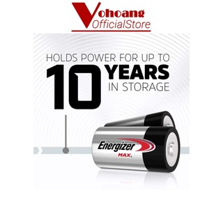 Vỉ 2 viên Pin đại D Energizer E95 1.5V Siêu bền - Hàng Chính Hãng