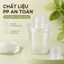 Tặng Kèm Sticker - Cốc trữ sữa bột cho bé mang đi, Cốc đựng sữa bột cho bé mang đi 80ml