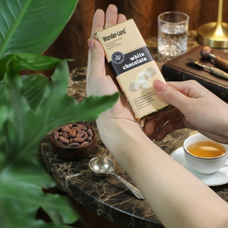 Socola Thanh Trắng Wonder-Land White Chocolate tan mượt Tròn Vị Ăn Vặt chia sẻ tiện lợi Hàng Ngày L2