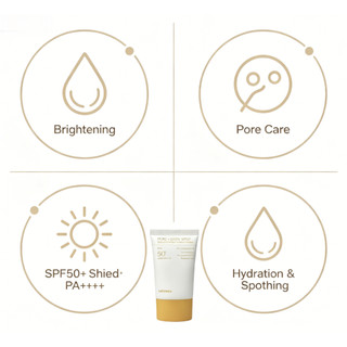 Celimax PORE+DARK SPOT BRIGHTENING SUNSCREEN 50ml | SPF 50+ PA+++ For All Skin Reduce Dark Spots