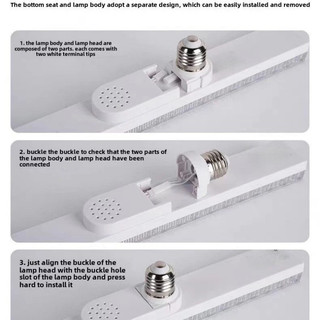 OOKAS Đèn LED thanh pha lê E27, ánh sáng trắng siêu sáng, tiết kiệm điện