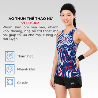 Áo Thể Thao Nữ Velosar RTT-20062 Đa Năng Thoải Mái, Thấm Hút, Nhanh Khô
