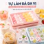 Khay làm đá tròn 33 viên có nắp đậy, chất liệu nhựa PP an toàn