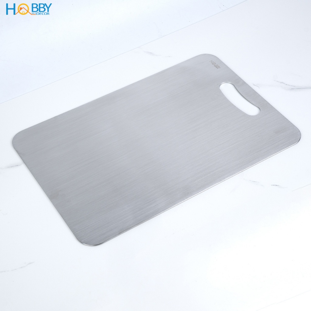 Thớt inox 304 kháng khuẩn dòng đặc ruột cao cấp Hobby home decor TH