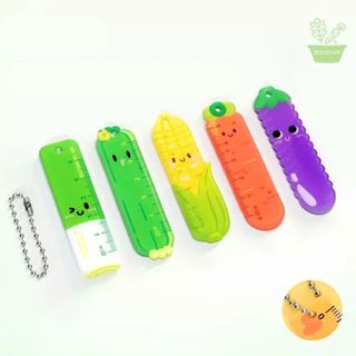 LEAFBOOK Set 5 Thước Kẻ Mini Mèo, Cún Ghép Hình Đáng Yêu Hot Trend – Kẻ Hình, Đánh Dấu, Đo Kích Thước Tiện Lợi