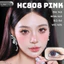 Lens mắt HC808 Blue màu xanh filter đối xứng không viền, size lớn - thương hiệu LUNA EYES