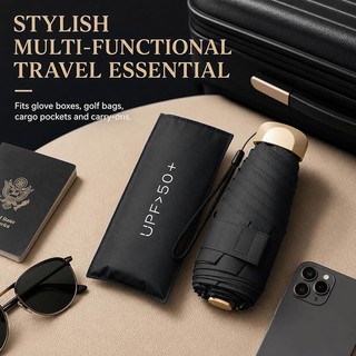 [COD] Ô Dù Gấp Gọn Mini Bỏ Túi , Ô Dù Che Mưa Đi Nắng UPF 50 Chống Tia Cực Tím, Kích Thước Nhỏ Gọn