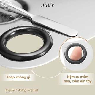 Bộ Dụng Cụ 2 Món Khay Thìa Trộn Jary 2in1 Mixing Tray
