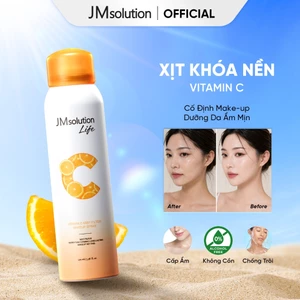 JMsolution Life Xịt Khóa Lớp Trang Điểm Dưỡng Ẩm Da Vitamin C Mist Filter Makeup Spray 100ml