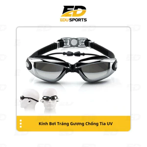 Kính bơi nam nữ kính bơi tráng gương người lớn, trẻ em cao cấp chống tia UV