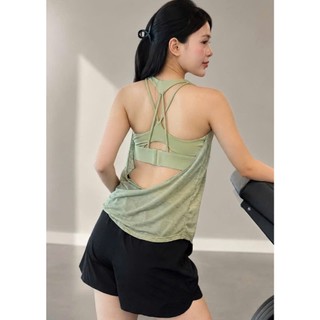 Áo tank top tập gym, thể thao có bra đi kèm model WX307 Tuấn HD, mỏng nhẹ thoáng khí