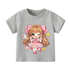 👕 Áo Thun Bé Gái mềm mịn thoáng mát in hình dễ thương 👕 AT790
