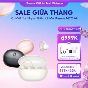 ✨HÀNG HOT 2026✨ Tai Nghe Open-Ear Baseus MC2 Air Thiết Kế Sang Trọng Siêu Nhẹ Êm Ái Tựa Mây