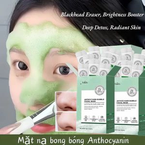【CấP ẨM Sâu】 Mặt nạ bong bóng Anthocyanin Dưưỡng Da Không Khô Rát sạch sâu Kiểm soát dầu dưỡng ẩm B3